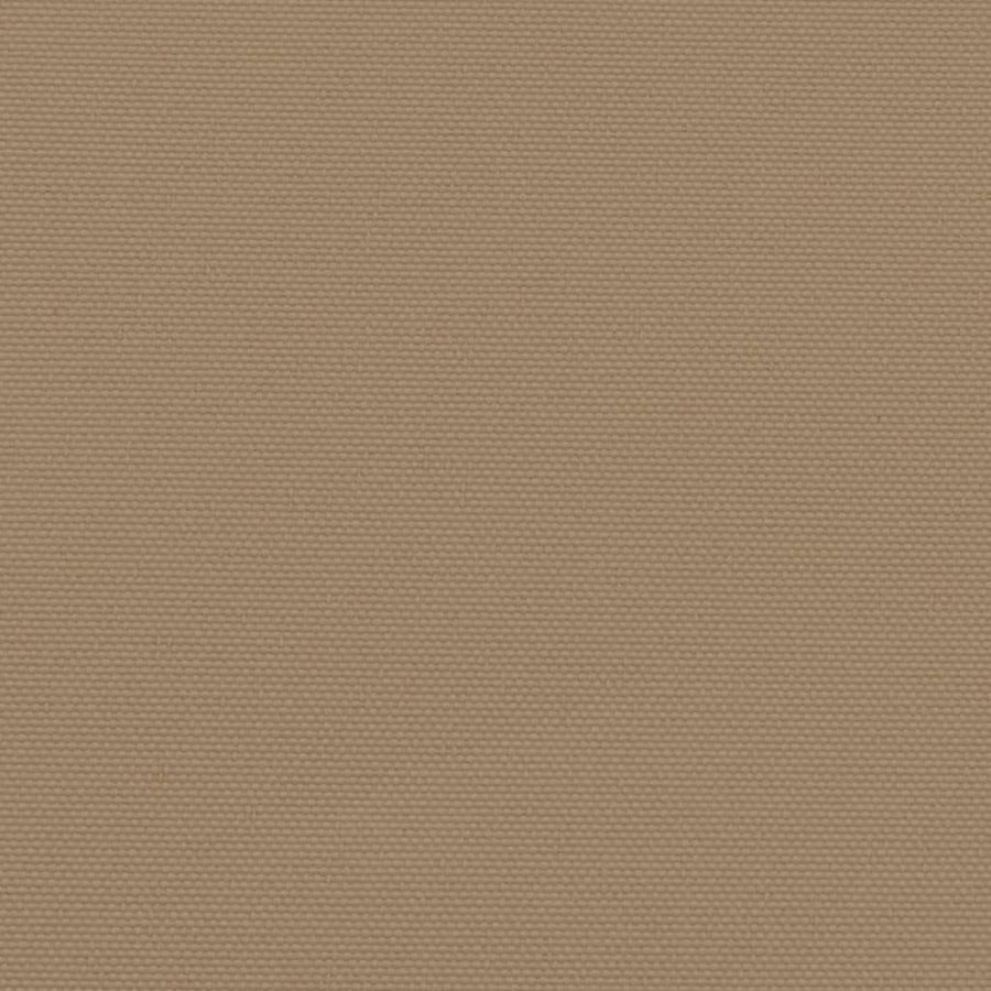Windscherm uittrekbaar 140x500 cm taupe