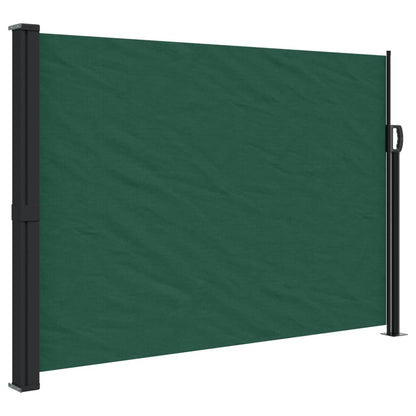 Windscherm uittrekbaar 140x500 cm donkergroen