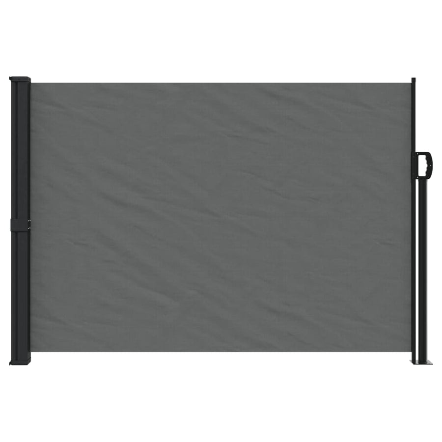 Windscherm Uittrekbaar 140X500 Cm Antracietkleurig