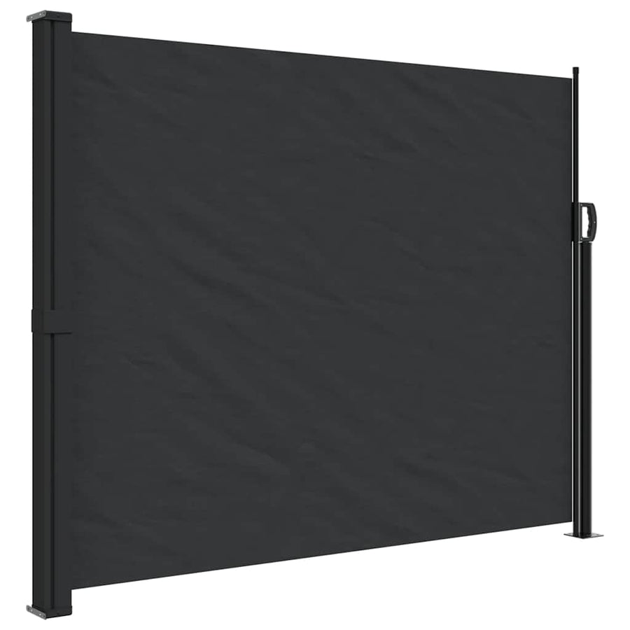 Windscherm Uittrekbaar Zwart 160 x 500 cm