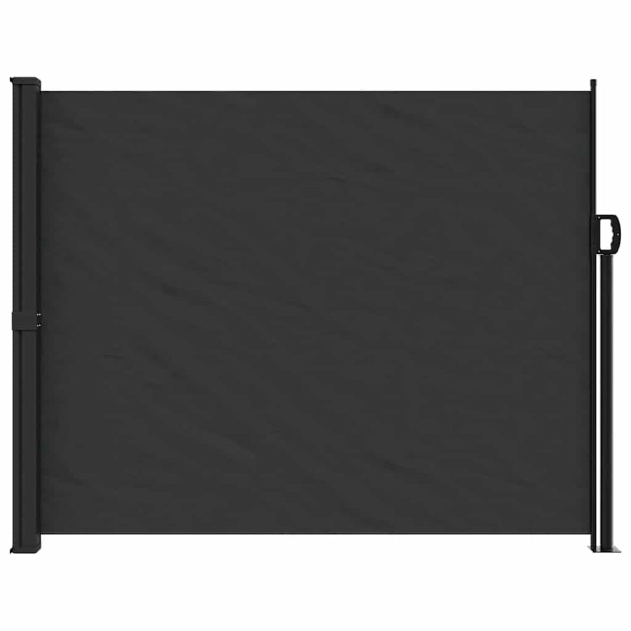 Windscherm Uittrekbaar Zwart 160 x 500 cm