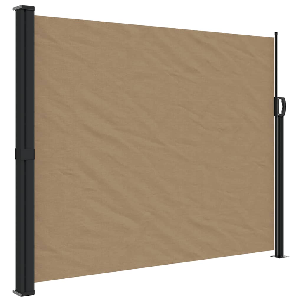 Windscherm Uittrekbaar Taupe 160 x 500 cm
