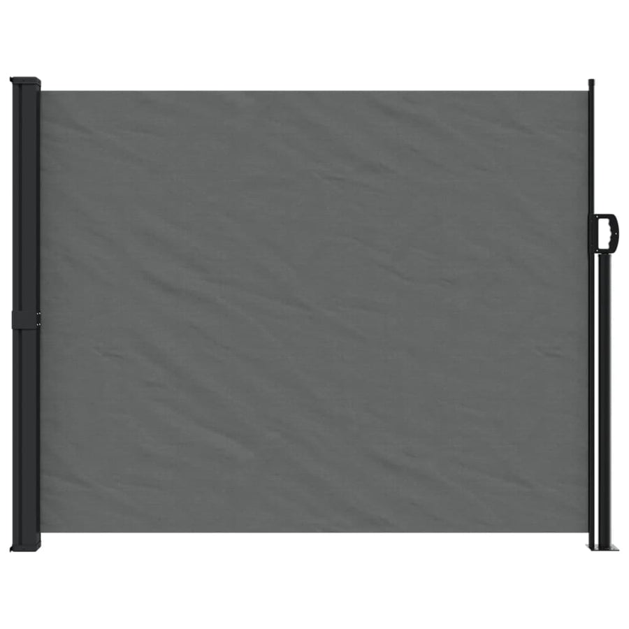 Windscherm Uittrekbaar 160X500 Cm Antracietkleurig