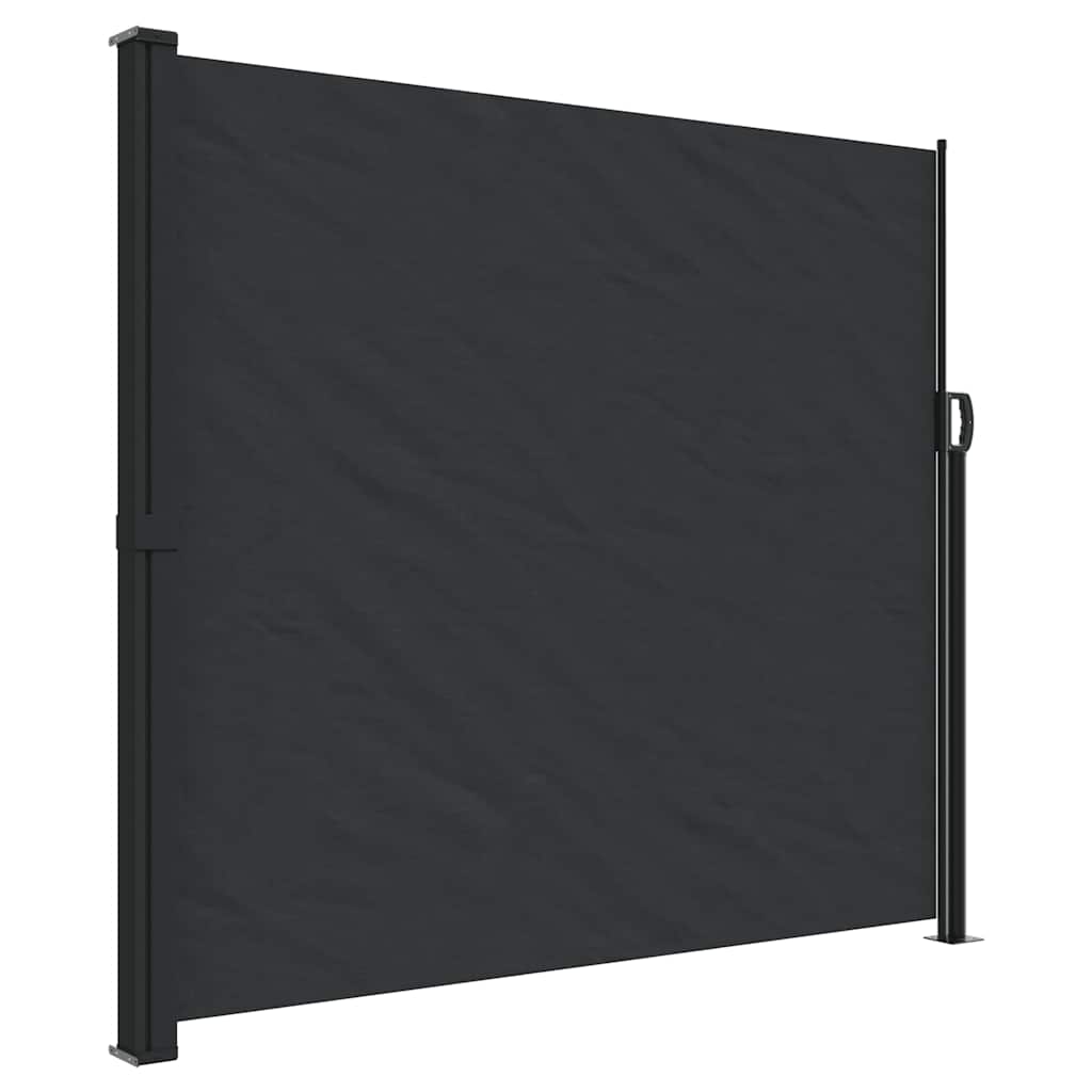 Windscherm Uittrekbaar Zwart 180 x 500 cm