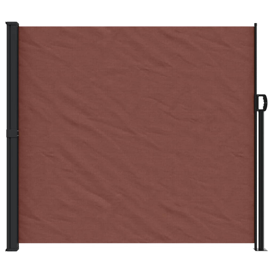 Windscherm Uittrekbaar 180X500 Cm Bruin