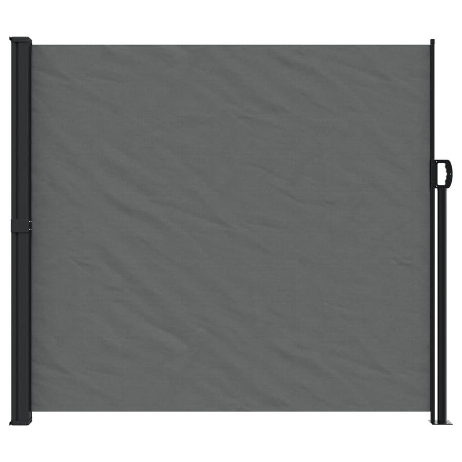 Windscherm Uittrekbaar 180X500 Cm Antracietkleurig