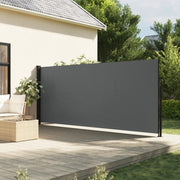 Windscherm uittrekbaar 180x500 cm antraciet