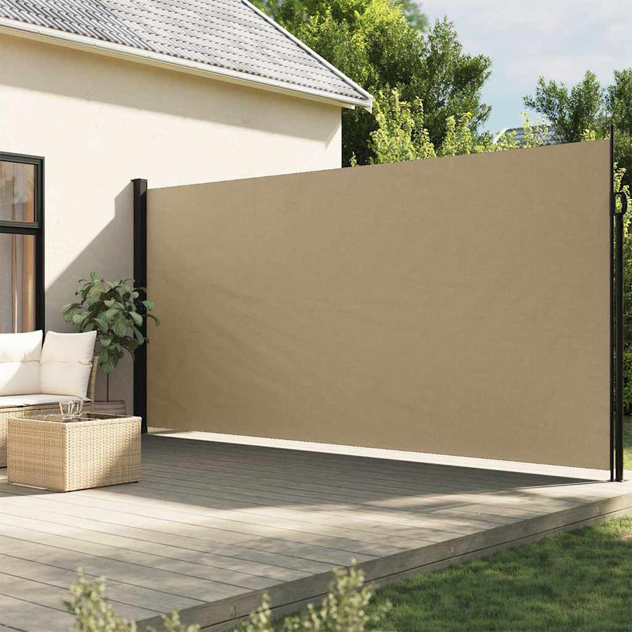 Windscherm Uittrekbaar Beige 200 x 500 cm