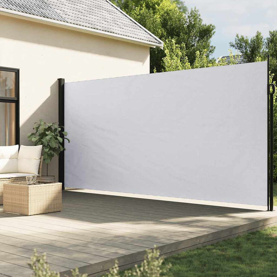 Windscherm Uittrekbaar Wit 200 x 500 cm