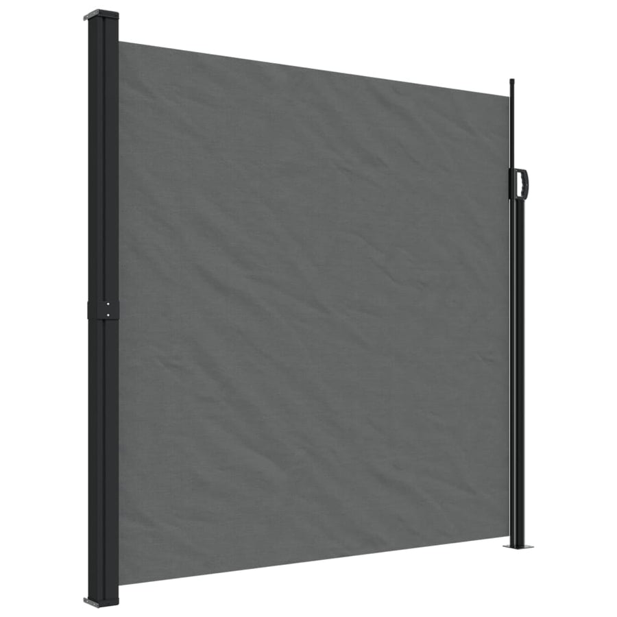 Windscherm Uittrekbaar 200X500 Cm Antracietkleurig