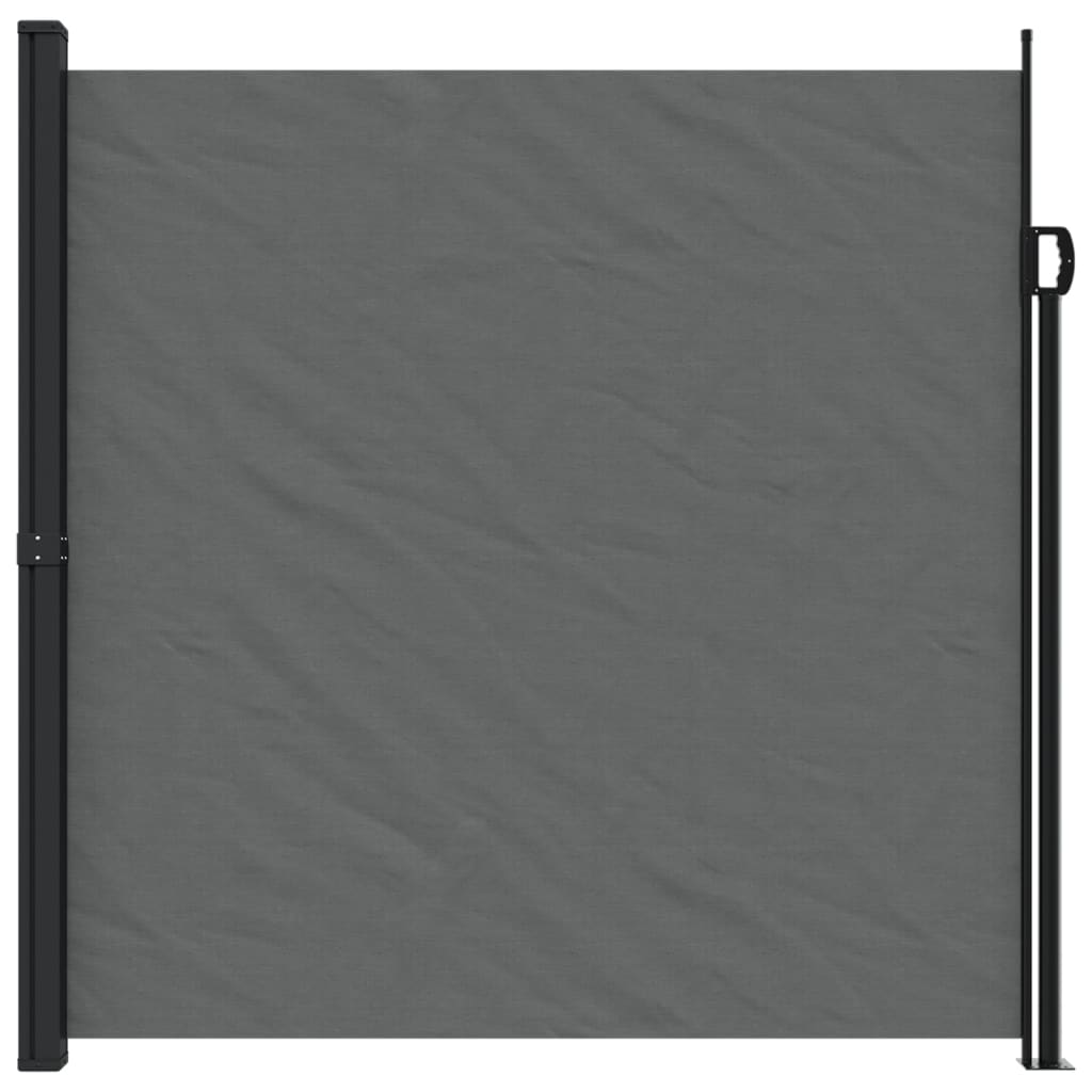 Windscherm Uittrekbaar 200X500 Cm Antracietkleurig