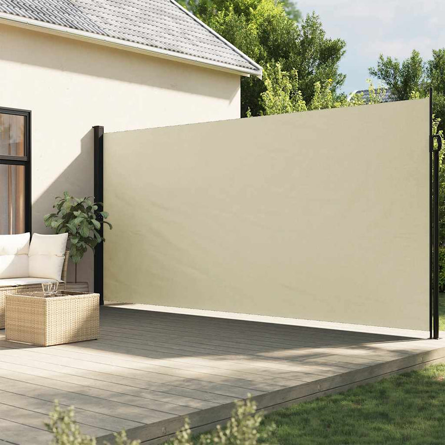 Windscherm Uittrekbaar Kleurig Crème 220 x 500 cm
