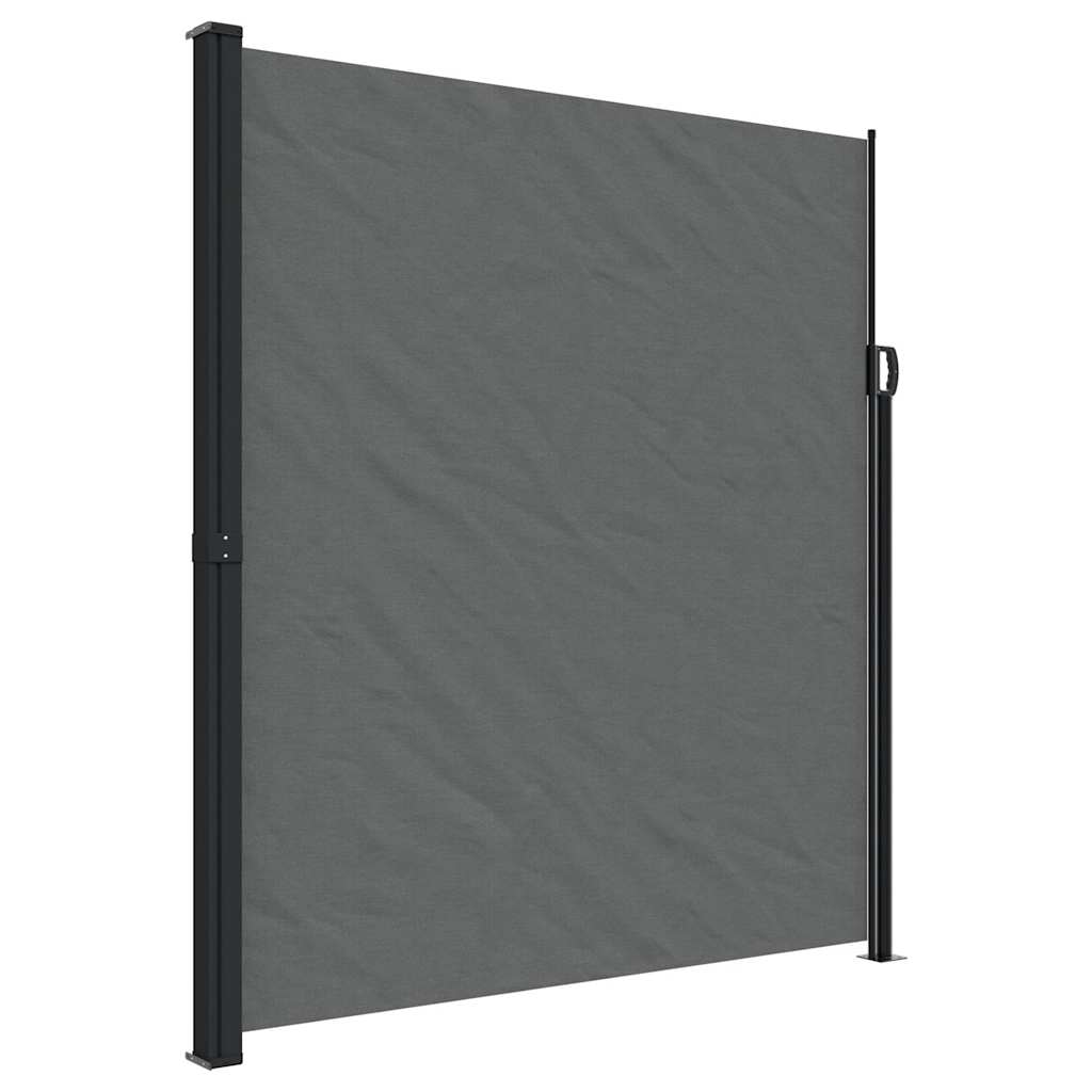 Windscherm Uittrekbaar Kleurig Antraciet 220 x 500 cm