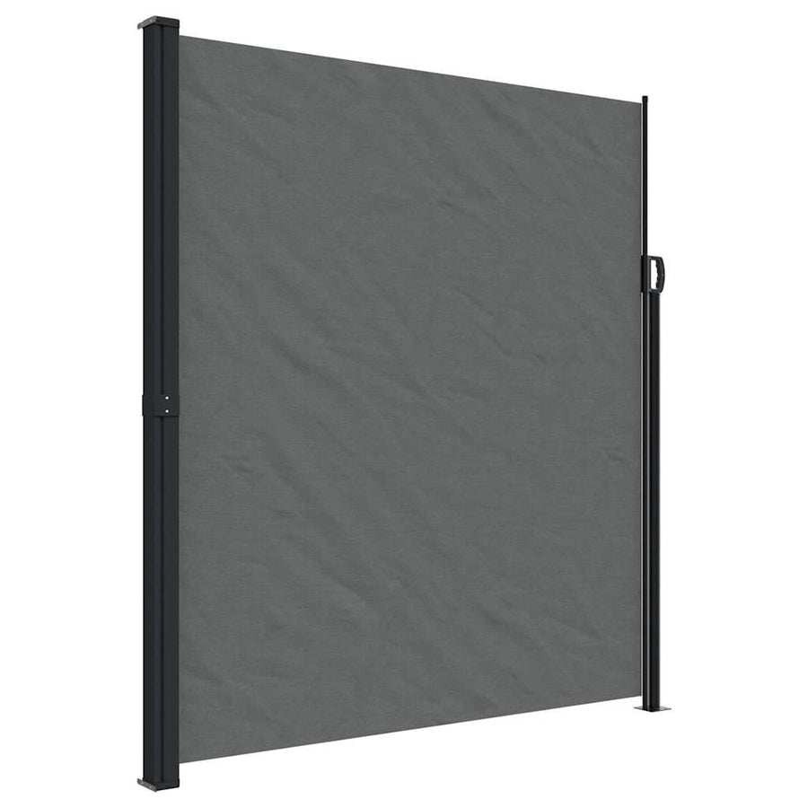 Windscherm Uittrekbaar Kleurig Antraciet 220 x 500 cm