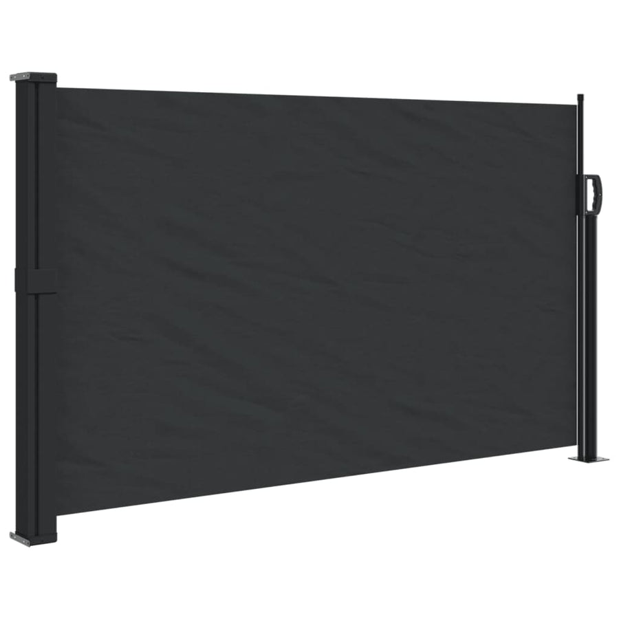 Windscherm Uittrekbaar 120X600 Cm Zwart