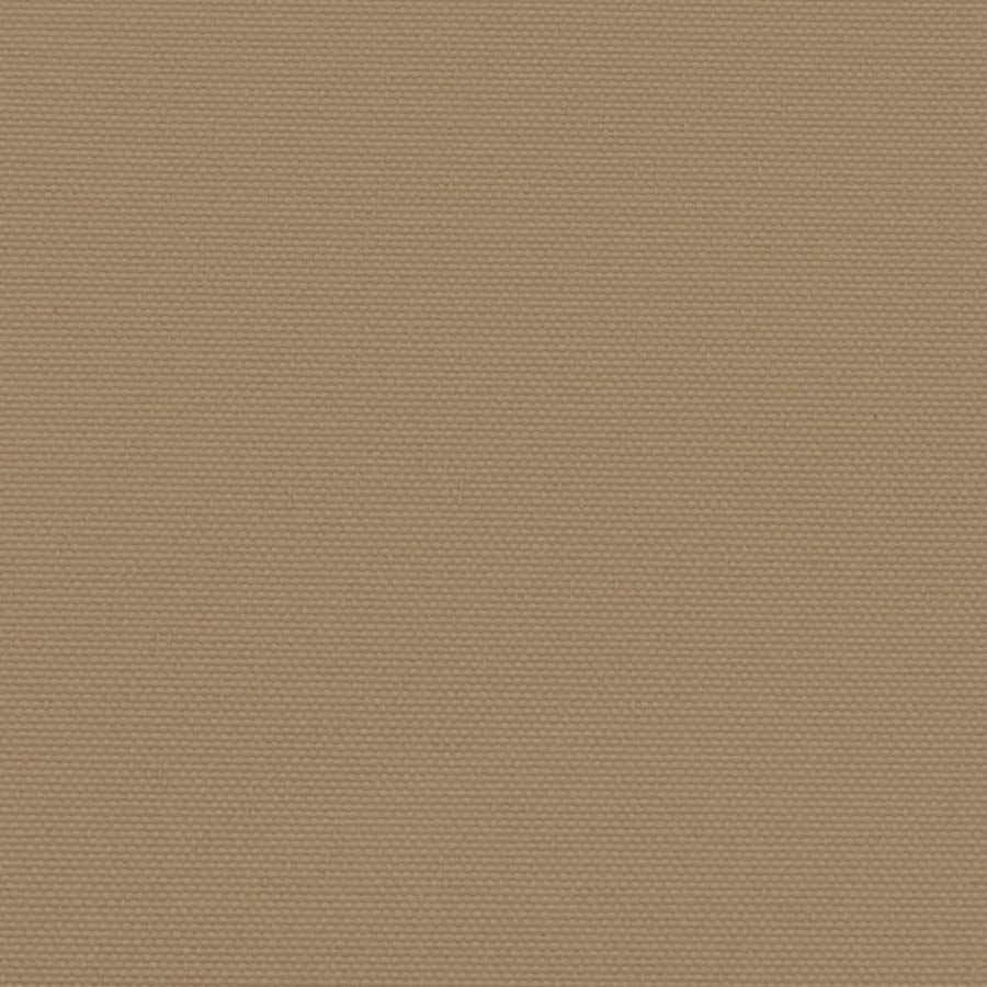 Windscherm uittrekbaar 120x600 cm taupe