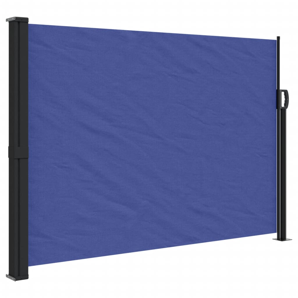 Windscherm Uittrekbaar 140X600 Cm Blauw