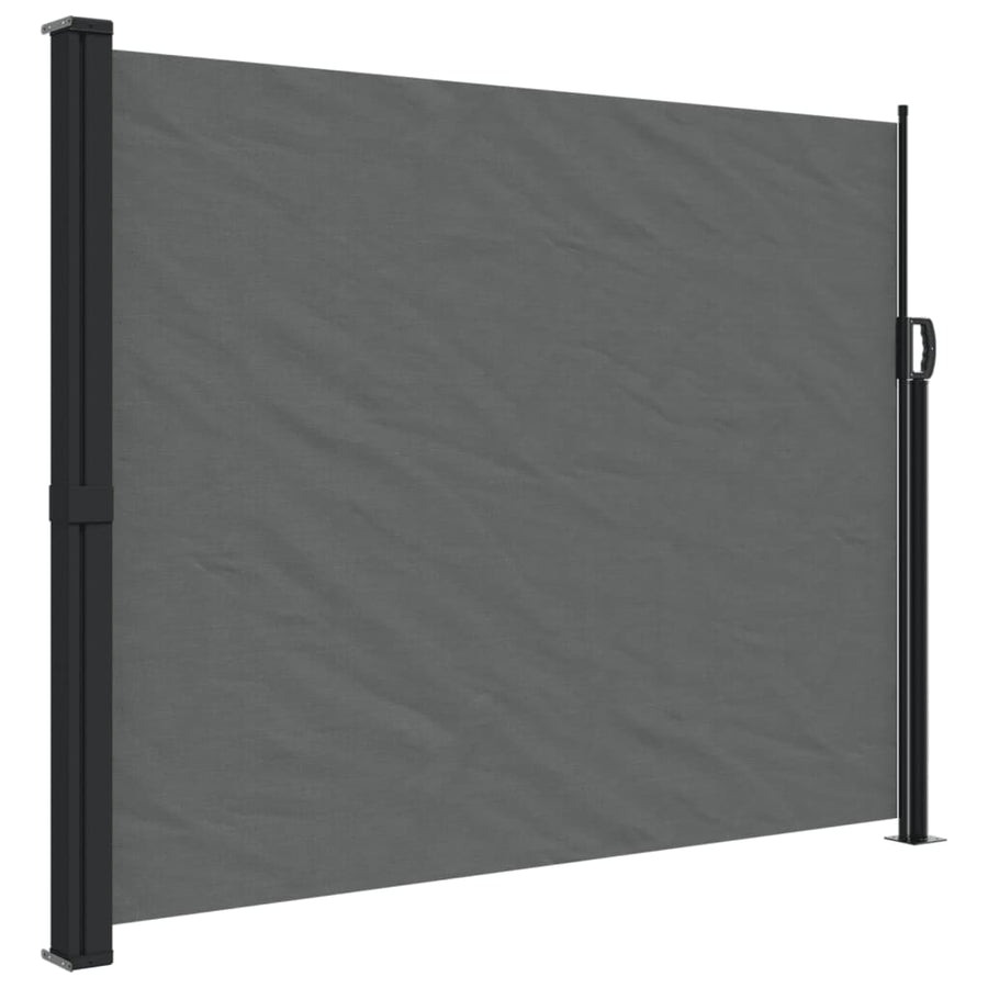 Windscherm Uittrekbaar 160X600 Cm Antraciet