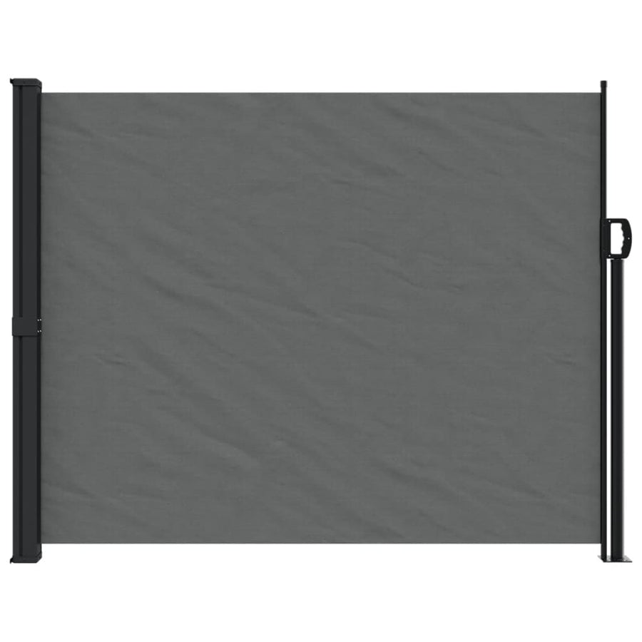 Windscherm Uittrekbaar 160X600 Cm Antraciet