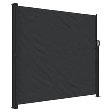 Windscherm Uittrekbaar Zwart 180 x 600 cm