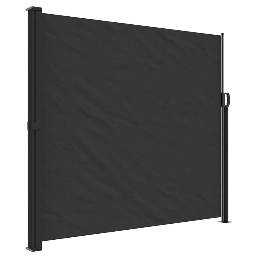 Windscherm Uittrekbaar Zwart 180 x 600 cm