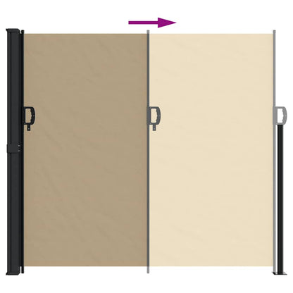 Windscherm Uittrekbaar Beige 180 x 600 cm