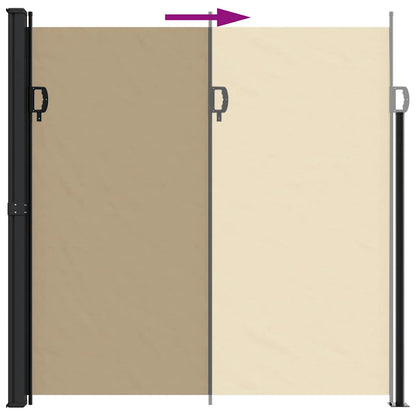 Windscherm Uittrekbaar Beige 200 x 600 cm