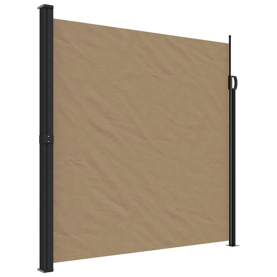 Windscherm Uittrekbaar Taupe 200 x 600 cm