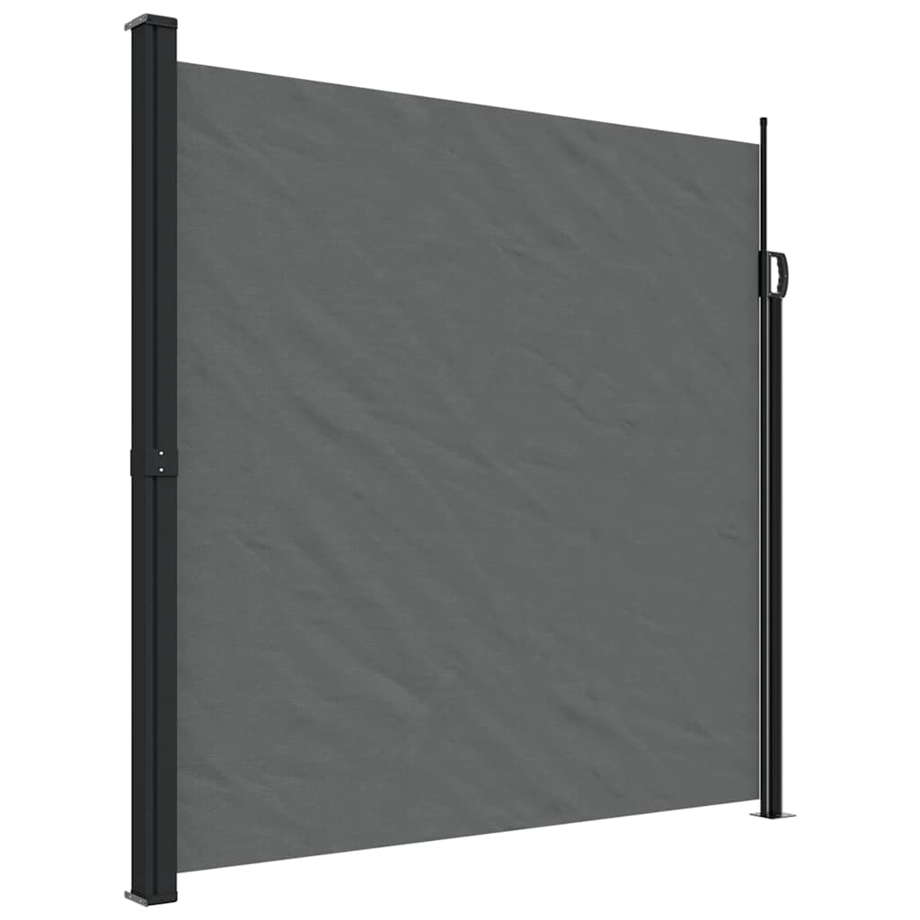 Windscherm Uittrekbaar Kleurig Antraciet 200 x 600 cm