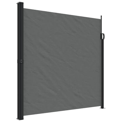 Windscherm Uittrekbaar Kleurig Antraciet 200 x 600 cm