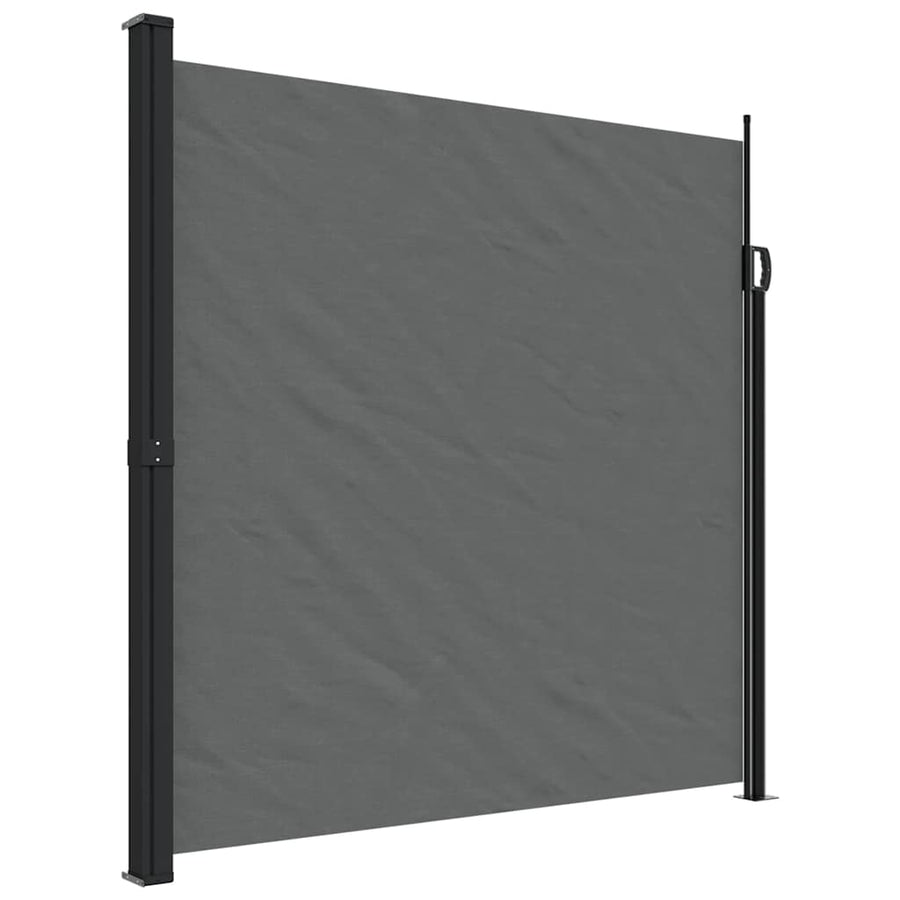 Windscherm Uittrekbaar Kleurig Antraciet 200 x 600 cm