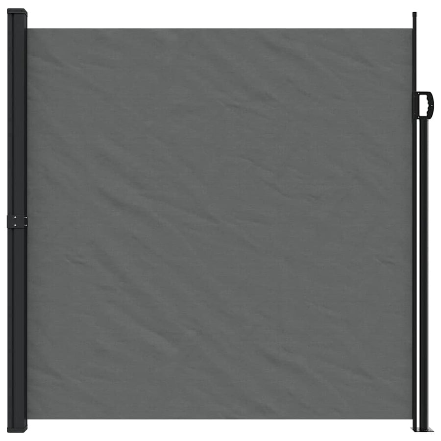 Windscherm Uittrekbaar Kleurig Antraciet 200 x 600 cm
