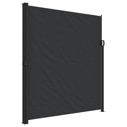Windscherm Uittrekbaar Zwart 220 x 600 cm