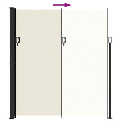 Windscherm Uittrekbaar Kleurig Crème 220 x 600 cm