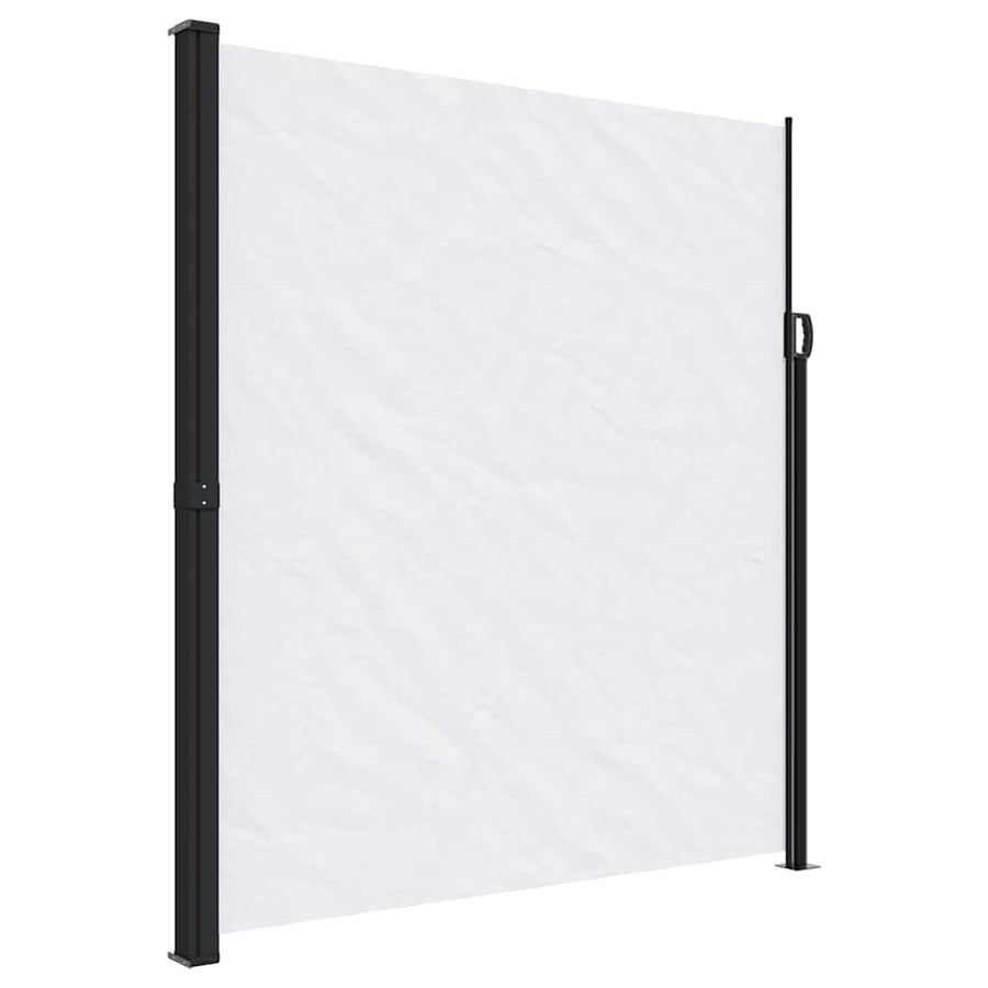 Windscherm Uittrekbaar Wit 220 x 600 cm