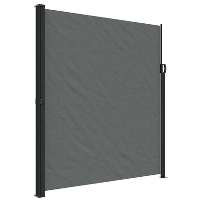 Windscherm Uittrekbaar Kleurig Antraciet 220 x 600 cm