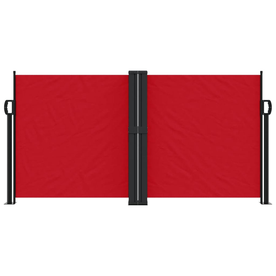 Windscherm Uittrekbaar 120X600 Cm Rood Groen