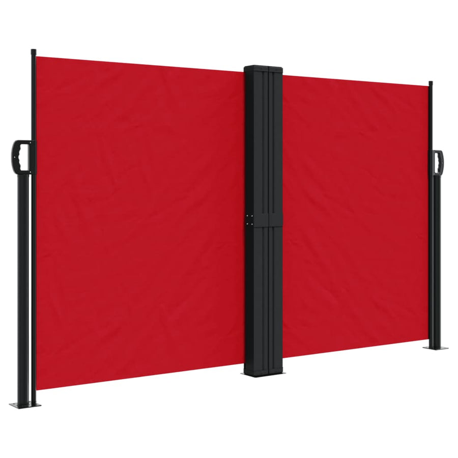 Windscherm Uittrekbaar 140X600 Cm Rood Blauw