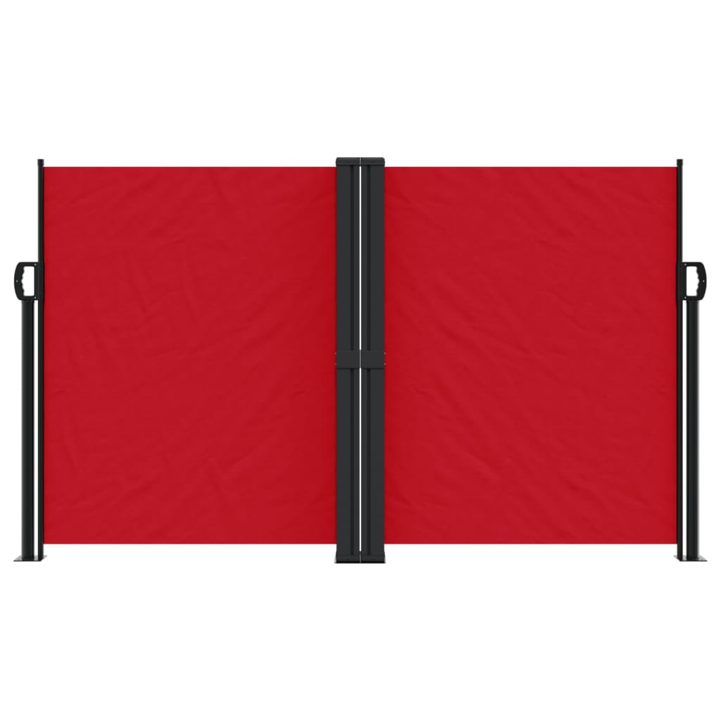Windscherm Uittrekbaar 140X600 Cm Rood Blauw