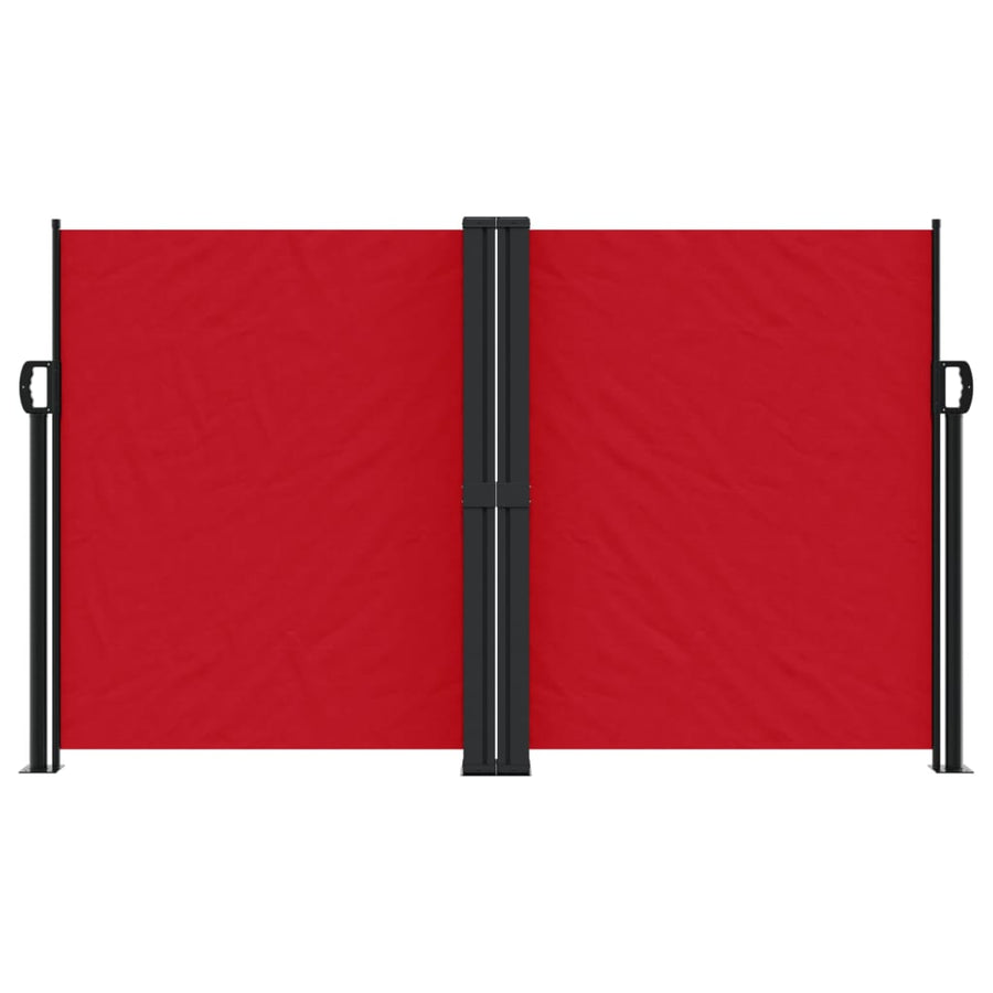Windscherm Uittrekbaar 140X600 Cm Rood Blauw