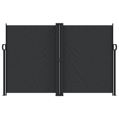 Windscherm Uittrekbaar 160X600 Cm Zwart Groen