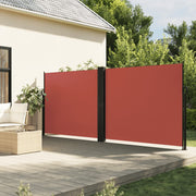Retractable wind screen 160x600 cm terracotta