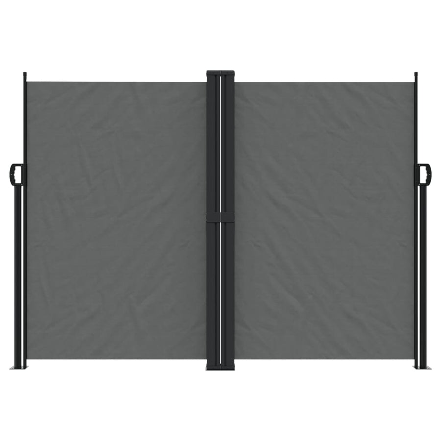 Windscherm Uittrekbaar 180X600 Cm Antracietkleurig