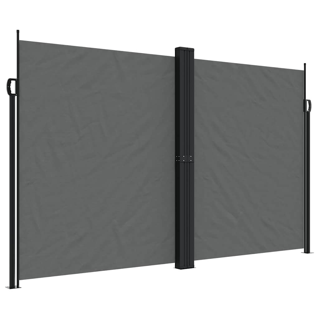 Windscherm Uittrekbaar Kleurig Antraciet 200 x 600 cm