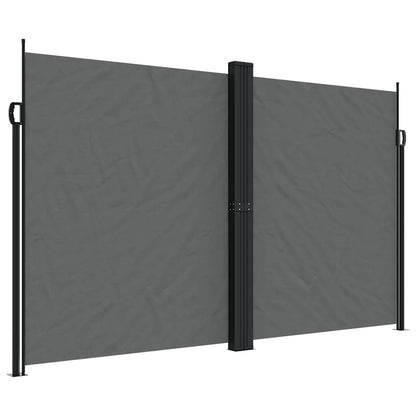 Windscherm Uittrekbaar Kleurig Antraciet 200 x 600 cm