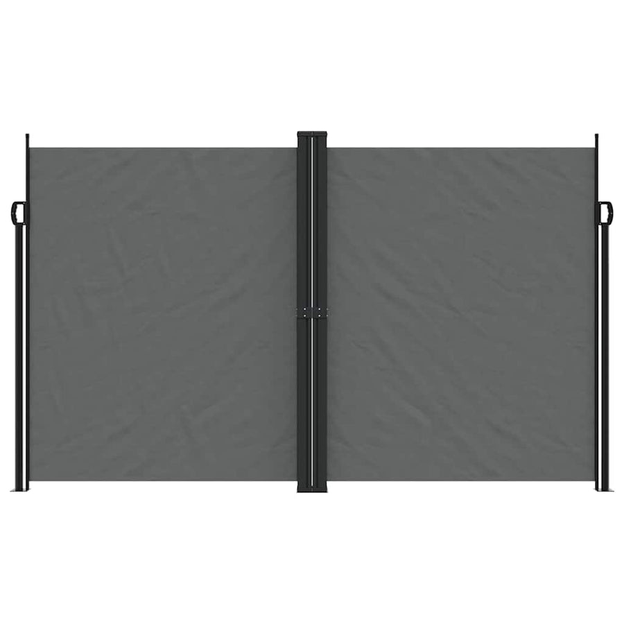 Windscherm Uittrekbaar Kleurig Antraciet 200 x 600 cm