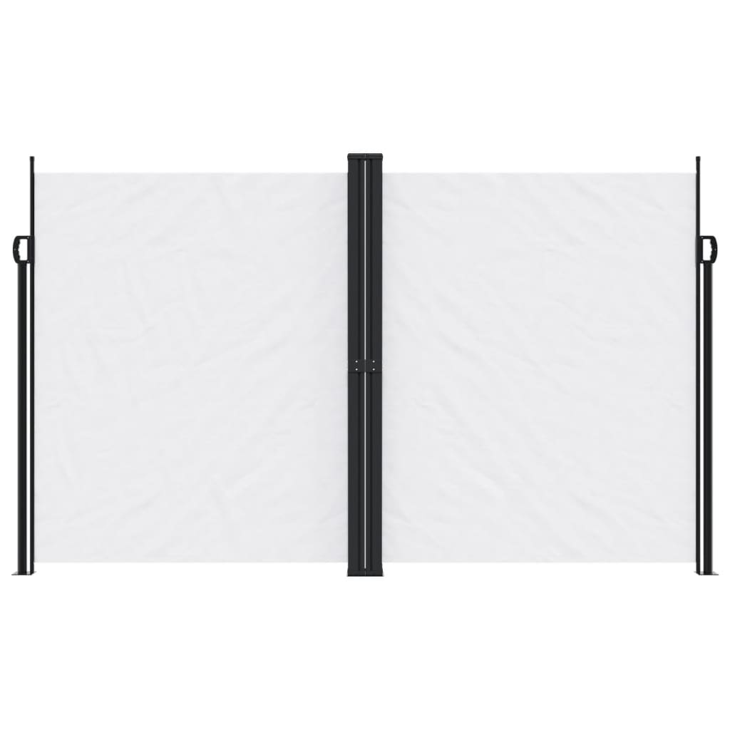 Windscherm uittrekbaar 200x600 cm wit