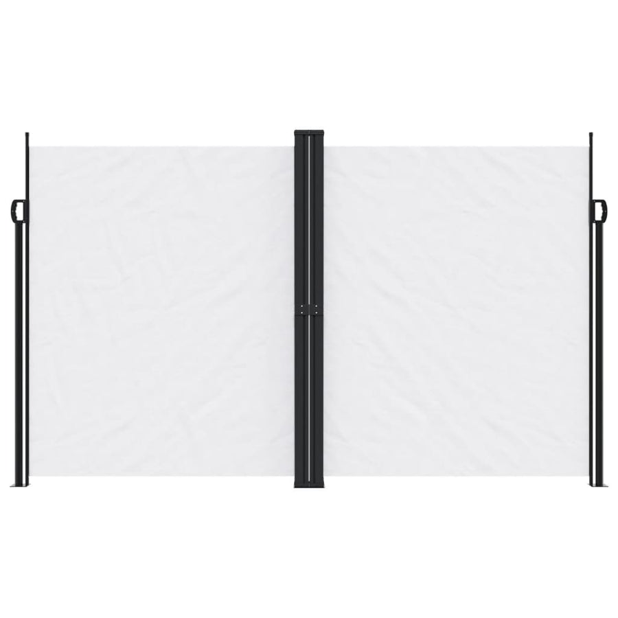 Windscherm uittrekbaar 200x600 cm wit