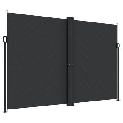 Windscherm Uittrekbaar Zwart 220 x 600 cm