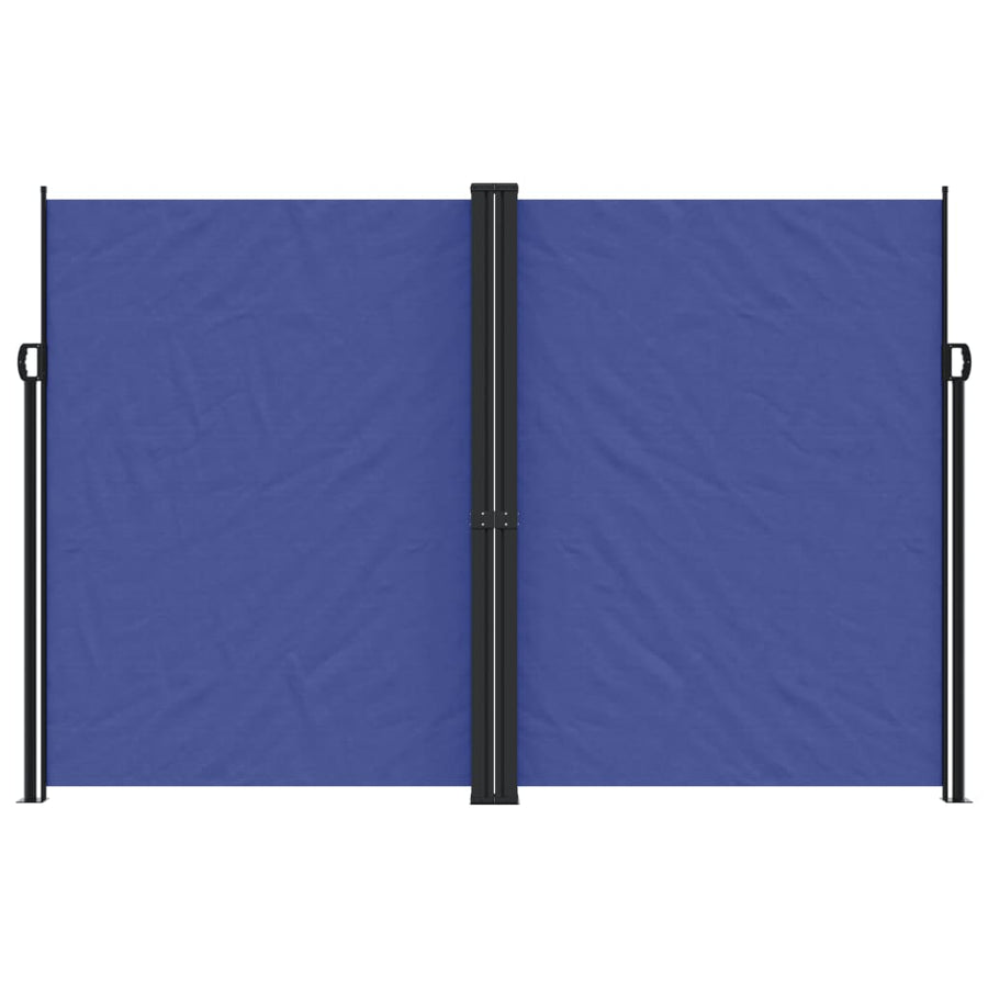 Windscherm Uittrekbaar 220X600 Cm Blauw Blauw